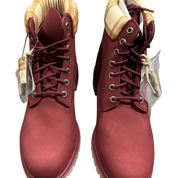 Timberland Premium Men‎ 6 inch Lace Waterproof Boots - Dark Red - Size: 10.5 main image 6